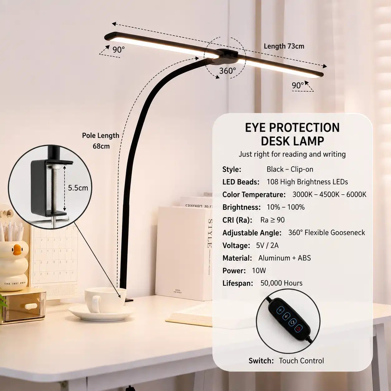 Clip Table Lamp