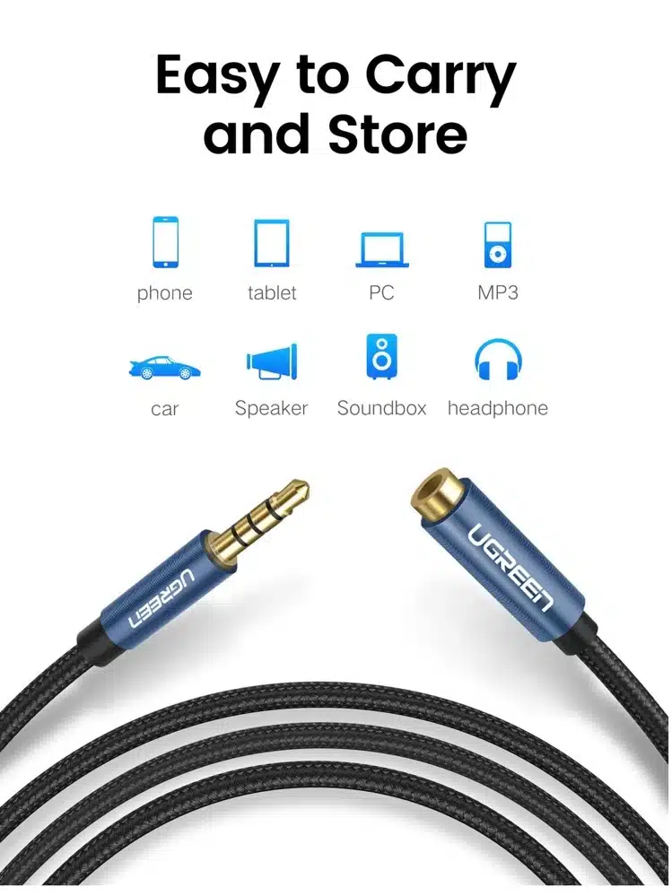 UGREEN AV118 3.5mm Extension Audio Cable